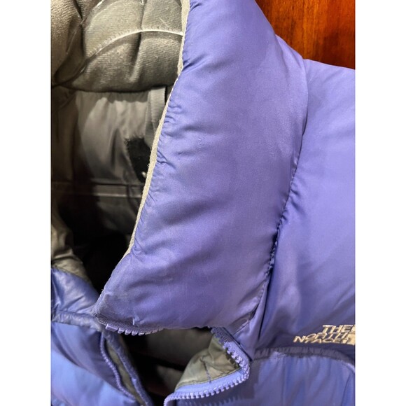 Women The North Face Nuptse 700 Down Puffer Winter Coat Size S Purple Vintage - Picture 16 of 16
